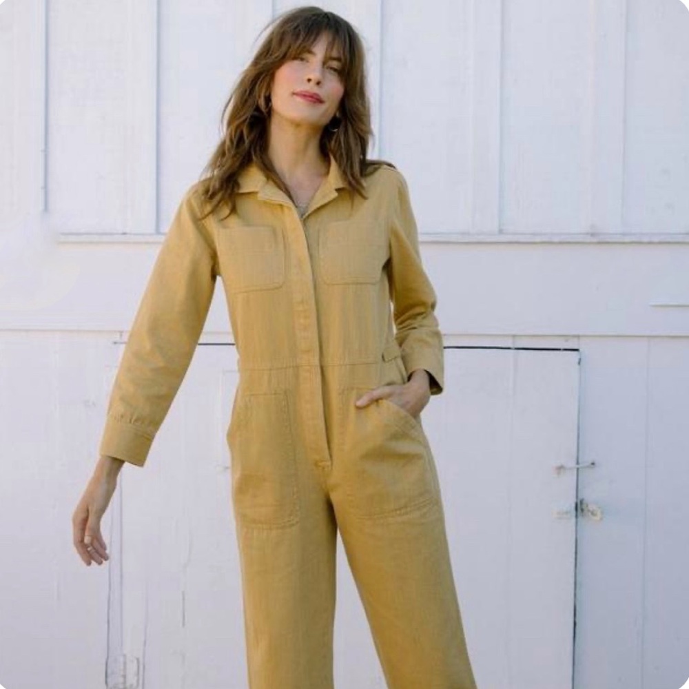 Tradlands The Guide Coverall  in Honey Mustard, sz X-Large